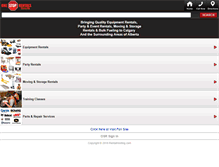 Tablet Screenshot of onestoprentalsales.com